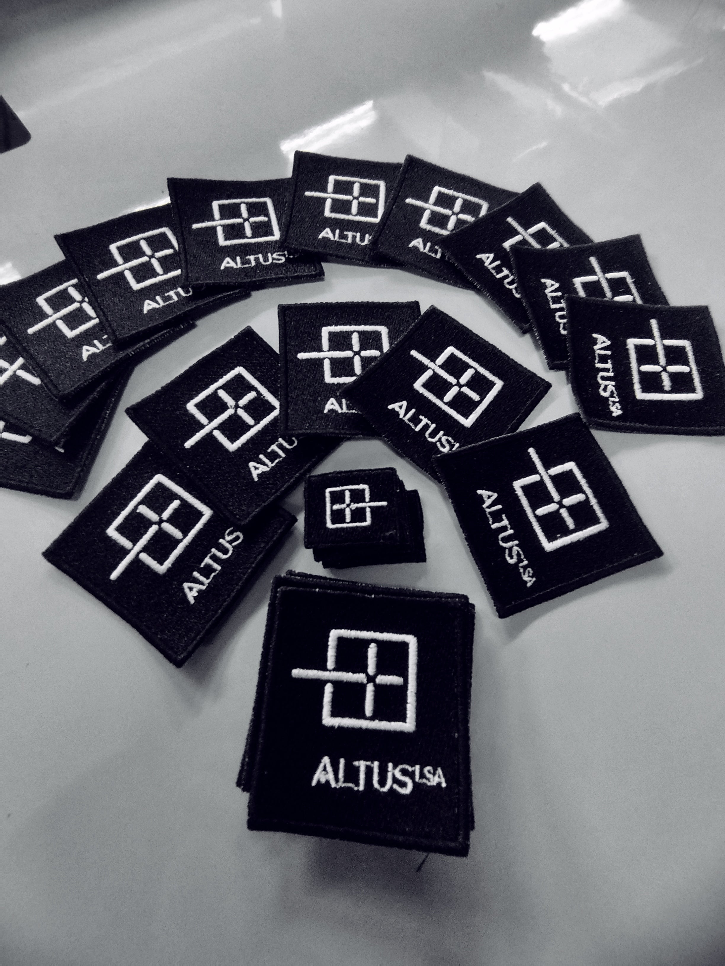 Embroidered Patches with Altus logo