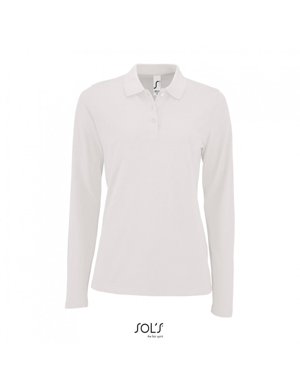 Polo long sleeve-woman
