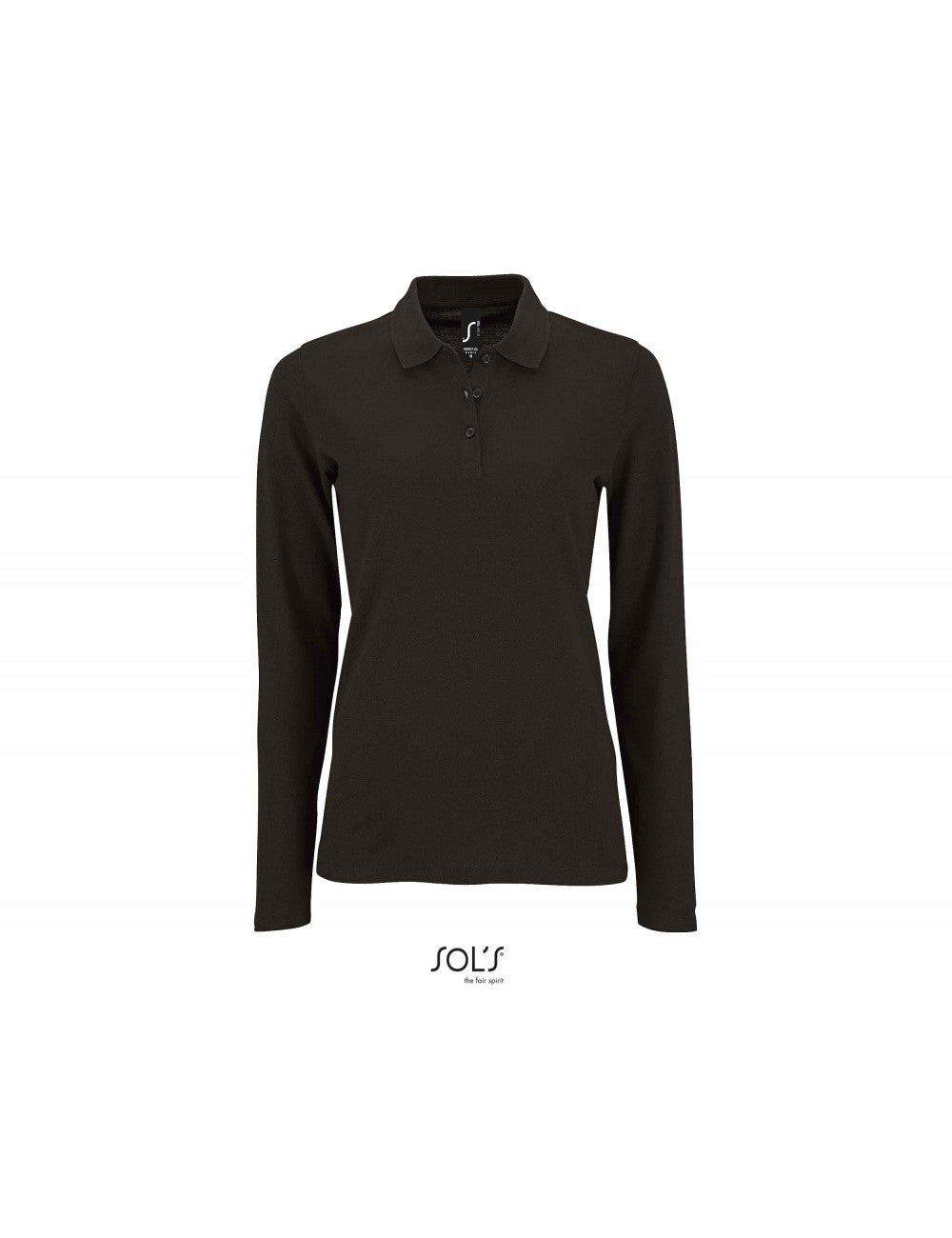 Polo long sleeve-woman