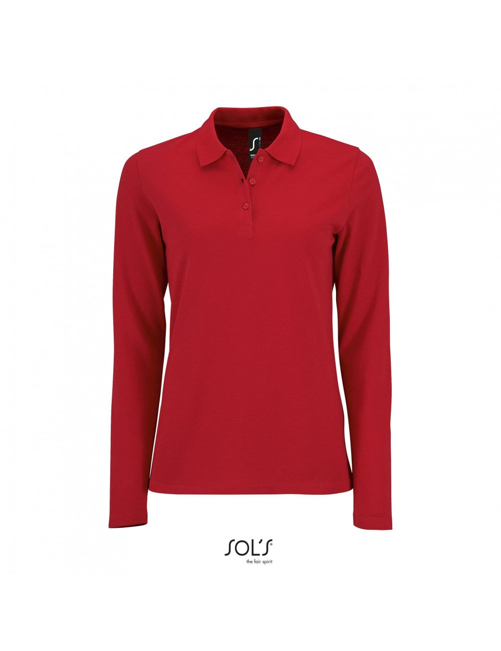 Polo long sleeve-woman