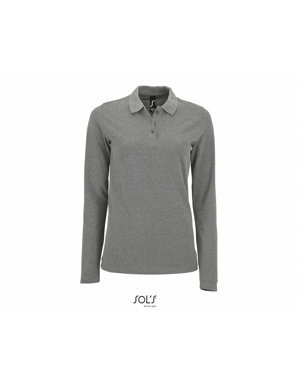 Polo long sleeve-woman