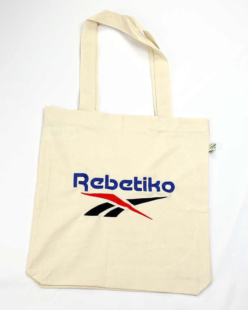 Pllag1at: Rebetiko Tote Bag (Μεγάλο Λογότυπο)